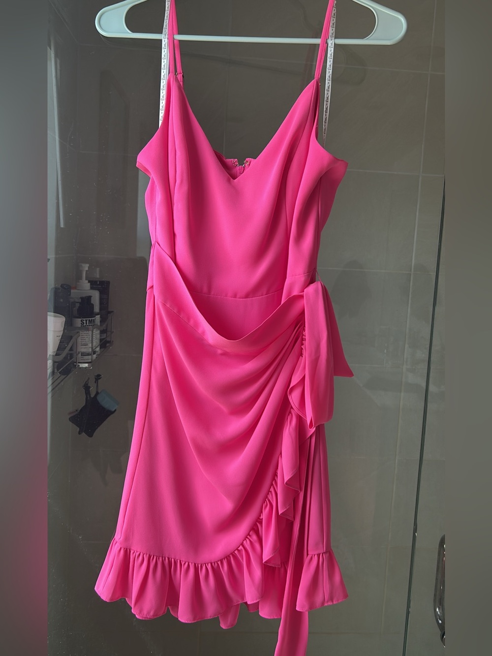 Lilly Pulitzer Bright Pink Ruffled wrap Dress